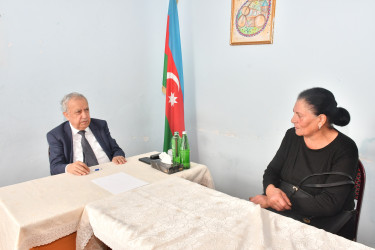 Qubadlı Rayon İcra Hakimiyyətinin  başçısı rayon sakinləri ilə növbəti  səyyar qəbul keçirdi