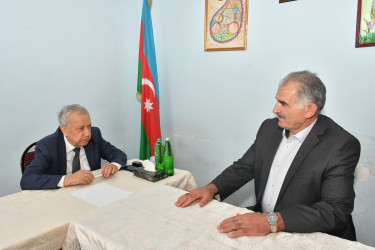 Qubadlı Rayon İcra Hakimiyyətinin  başçısı rayon sakinləri ilə növbəti  səyyar qəbul keçirdi