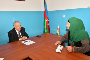 Qubadlı Rayon İcra Hakimiyyətinin  başçısı rayon sakinləri ilə növbəti  səyyar qəbul keçirdi