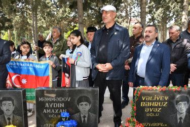 Şəhid Baxşəliyev Natiq Əliş  oğlunun anım günü qeyd olundu