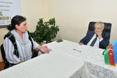 Qubadlı Rayon İcra Hakimiyyətinin  başçısı rayon sakinləri ilə növbəti  səyyar qəbul keçirdi