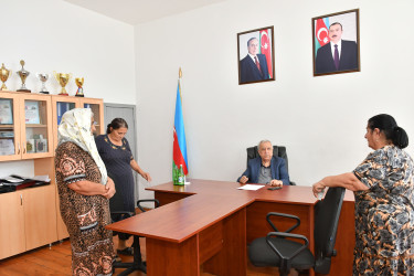 Qubadlı Rayon İcra Hakimiyyətinin  başçısı rayon sakinləri ilə növbəti  səyyar qəbul keçirdi
