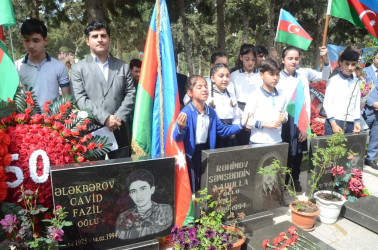 Şəhid Ələkbərov Cavid Fazil oğlunun 50 illik yubileyi münasibətilə tədbir keçirildi