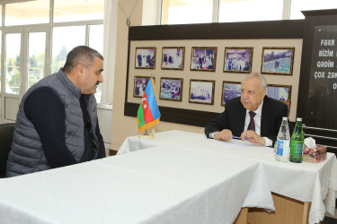 Qubadlı Rayon İcra Hakimiyyətinin  başçısı rayon sakinləri ilə növbəti  səyyar qəbul keçirdi.