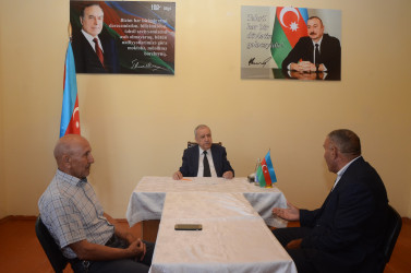 Qubadlı Rayon İcra Hakimiyyətinin  başçısı rayon sakinləri ilə növbəti  səyyar qəbul keçirdi