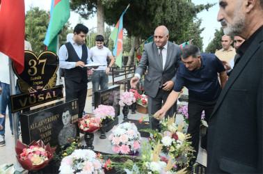 Şəhid Allahverdiyev Vüsal Tahir  oğlunun doğum günü qeyd olundu.