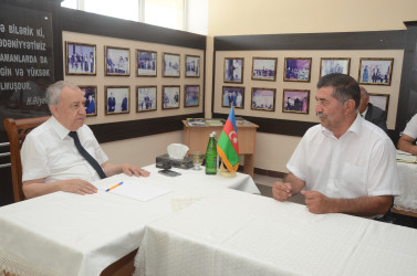 Qubadlı Rayon İcra Hakimiyyətinin  başçısı rayon sakinləri ilə növbəti  səyyar qəbul keçirdi.