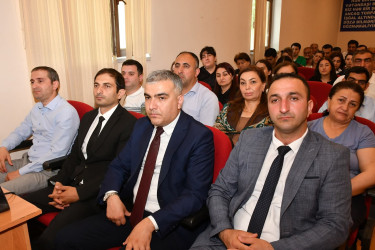 “26 iyun – Narkomaniyaya və Narkobiznesə qarşı Beynəlxalq Mübarizə Günü” ilə bağlı tədbir keçirildi