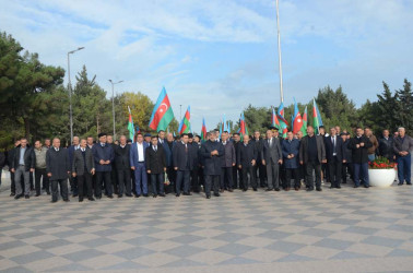 25 oktyabr Qubadlı Şəhəri Günü və Şəhid İsgəndərov İlkin Camal oğlunun anım günü ilə əlaqədar tədbir keçirildi