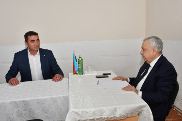 Qubadlı Rayon İcra Hakimiyyətinin  başçısı rayon sakinləri ilə növbəti  səyyar qəbul keçirdi