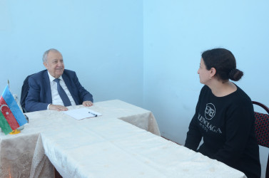 Qubadlı Rayon İcra Hakimiyyətinin  başçısı rayon sakinləri ilə növbəti  səyyar qəbul keçirdi