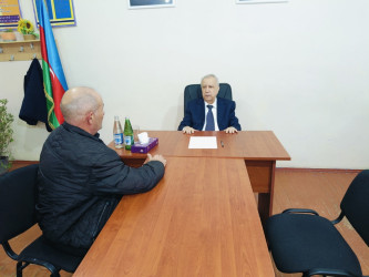 Qubadlı Rayon İcra Hakimiyyətinin  başçısı rayon sakinləri ilə növbəti  səyyar qəbul keçirdi