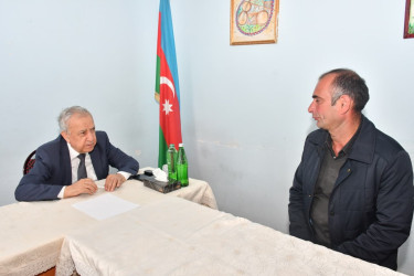 Qubadlı Rayon İcra Hakimiyyətinin  başçısı rayon sakinləri ilə növbəti  səyyar qəbul keçirdi