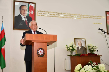 Əməkdar müəllim, "Şərəf nişanı" ordenli İsfəndiyar Haqverdi oğlu İbrahimovun xatirəsinə həsr olunmuş tədbir keçirildi
