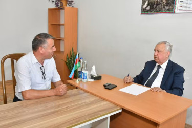 Qubadlı Rayon İcra Hakimiyyətinin  başçısı Malik İsaqovun rayon sakinləri  ilə növbəti səyyar qəbul keçirdi