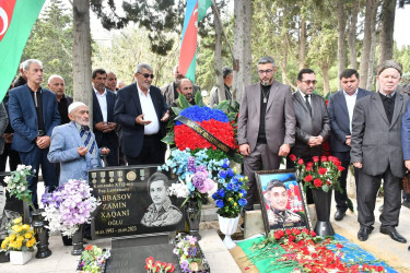 Şəhid leytenant Ülvi Tahir oğlu  Məhərrəmovun anım günü qeyd  olundu