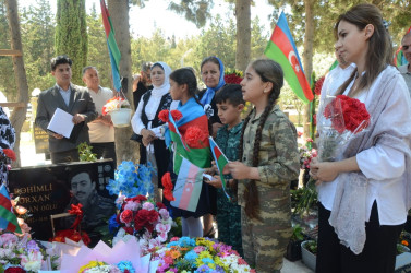 ŞƏHİD RƏHİMLİ ORXAN ELXAN OĞLUNUN DOĞUM  GÜNÜ MÜNASİBƏTİLƏ TƏDBİR KEÇİRİLDİ