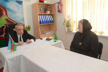 Qubadlı Rayon İcraHakimiyyətinin  başçısı rayon sakinləri ilə növbəti  səyyar qəbul keçirdi.