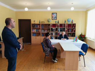 Qubadlı Rayon İcra Hakimiyyətinin  başçısı rayon sakinləri ilə növbəti  səyyar qəbul keçirdi