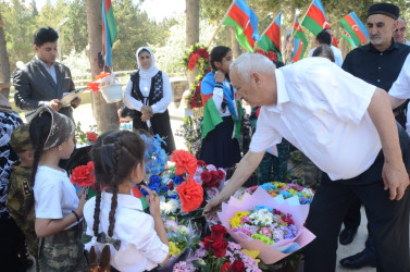 ŞƏHİD RƏHİMLİ ORXAN ELXAN OĞLUNUN DOĞUM  GÜNÜ MÜNASİBƏTİLƏ TƏDBİR KEÇİRİLDİ