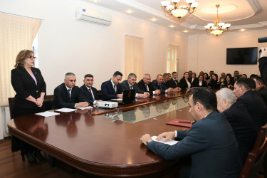 12 noyabr - Müstəqil dövlətimizin ilk Konstitusiyasının  qəbul edilməsinin 30-cu ildönümü ilə əlaqədar tədbir