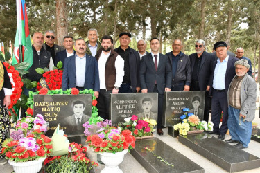 Şəhid Baxşəliyev Natiq Əliş  oğlunun anım günü qeyd olundu