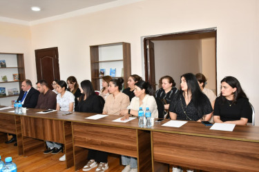 Antikorrupsiya davranış  modelinin formalaşdırılması ilə  bağlı maarifləndirici tədbir keçirildi