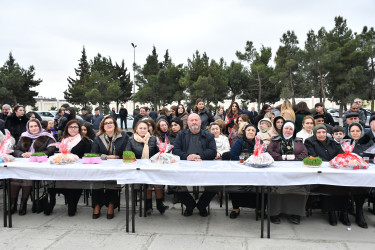 NOVRUZ BAYRAMI MÜNASİBƏTİ İLƏ TƏDBİR KEÇİRİLDİ