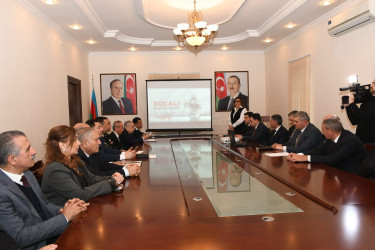 “XOCALI FACİƏSİ ”NİN 34-CÜ İLDÖNÜMÜ  İLƏ ƏLAQƏDAR TƏDBİR KEÇİRİLDİ.
