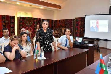 01 Avqust Azərbaycan Əlifbası və  Azərbaycan Dili Günü münasibətilə  tədbir keçirildi