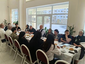 ANIM GÜNÜ ƏRƏFƏSİNDƏ ŞƏHİD  AİLƏLƏRİ VƏ QAZİLƏRLƏ GÖRÜŞ TƏŞKİL OLUNDU