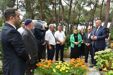 Qubadlı rayonunun şəhidləri Bakı Şəhidlər Xiyabanında yad olundu, eyni zamanda Şəhid Xanlar Nuriyevin 60 illik yubileyi qeyd edildi