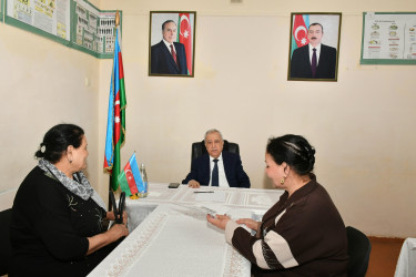 Qubadlı Rayon İcra Hakimiyyətinin  başçısı rayon sakinləri ilə növbəti  səyyar qəbul keçirdi