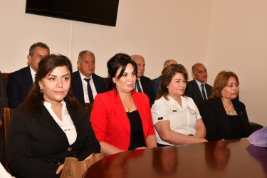 Əməkdar müəllim Çingiz Salmanov və Tərəqqi medallı Yeganə İmanovanın 70 illik yubileyi münasibətilə tədbir keçirildi.