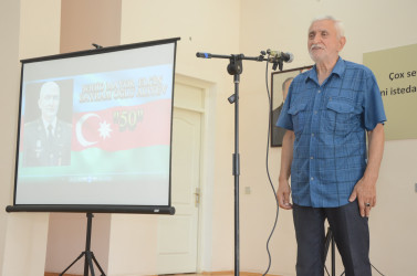 Şəhid mayor Alıyev Elçin Bayram oğlunun 50 yaşının  tamam olması münasibəti ilə tədbir keçirildi.