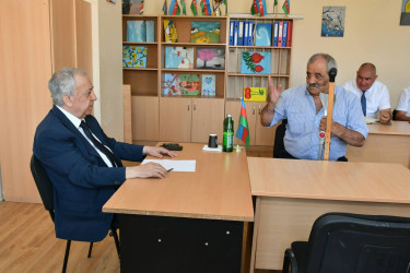 Qubadlı Rayon İcra Hakimiyyətinin  başçısı rayon sakinləri ilə növbəti  səyyar qəbul keçirdi