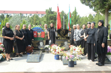 Şəhid Allahverdiyev Vüsal Tahir  oğlunun doğum günü qeyd olundu.
