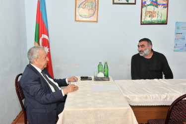 Qubadlı Rayon İcra Hakimiyyətinin  başçısı rayon sakinləri ilə növbəti  səyyar qəbul keçirdi