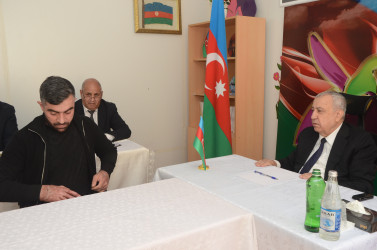 Qubadlı Rayon İcraHakimiyyətinin  başçısı rayon sakinləri ilə növbəti  səyyar qəbul keçirdi.