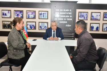 Qubadlı Rayon İcra Hakimiyyətinin  başçısı rayon sakinləri ilə növbəti  səyyar qəbul keçirdi