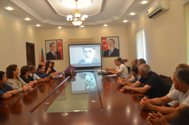 Milli mətbuatın yaranmasının 150 illik yibileyi münasibətilə tədbir keçirildi