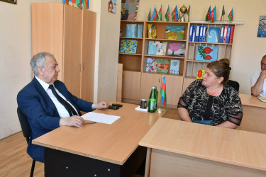 Qubadlı Rayon İcra Hakimiyyətinin  başçısı rayon sakinləri ilə növbəti  səyyar qəbul keçirdi
