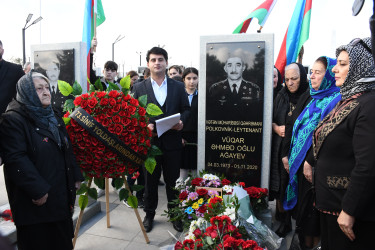 Vətən Müharibəsi Qəhrəmanı, şəhid  Polkovnik-leytenant Ağayev Vüqar  Əhməd oğlunun anım günü