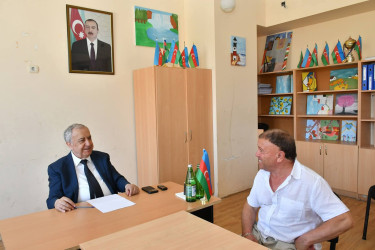 Qubadlı Rayon İcra Hakimiyyətinin  başçısı rayon sakinləri ilə növbəti  səyyar qəbul keçirdi