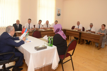 Qubadlı Rayon İcra Hakimiyyətinin  başçısı rayon sakinləri ilə növbəti  səyyar qəbul keçirdi