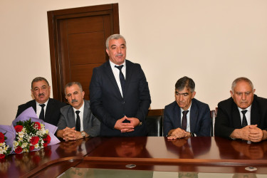 Əməkdar müəllim Çingiz Salmanov və Tərəqqi medallı Yeganə İmanovanın 70 illik yubileyi münasibətilə tədbir keçirildi.