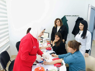 Müqəddəs Ramazan ayı münasibəti  ilə Qanvermə aksiyası keçirildi