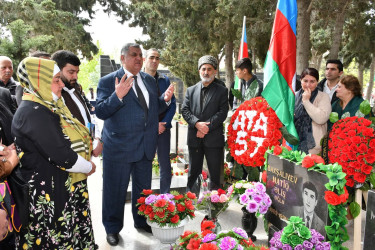 Şəhid Baxşəliyev Natiq Əliş  oğlunun anım günü qeyd olundu