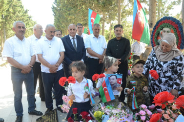 ŞƏHİD RƏHİMLİ ORXAN ELXAN OĞLUNUN DOĞUM  GÜNÜ MÜNASİBƏTİLƏ TƏDBİR KEÇİRİLDİ