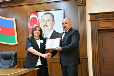 Qubadlı Rayon İcra Hakimiyyətində  23 iyun – Dövlət Qulluqçularının  Peşə bayramı qeyd olundu